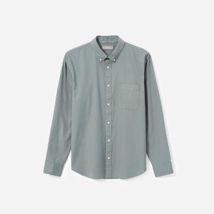 Everlane Air Oxford Shirt in Faded Sage